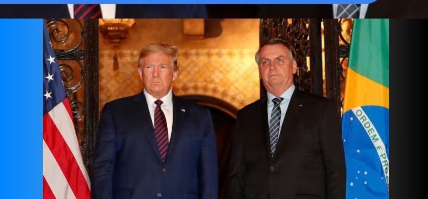 Deixem Bolsonaro em paz, diz Trump ao criticar ação contra ex-presidente