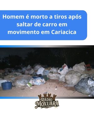 Homem é morto a tiros após saltar de carro em movimento em Cariacica
