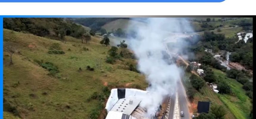 Incêndio destrói fábrica de ração em Alegre, no ES